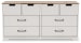 Vaibryn - Beige - Six Drawer Dresser