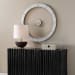 Ivory Halo - Minimalist Wall Clock - Gold / White