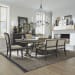Americana Farmhouse - Upholstered Tufted Back Side Chair - Black