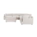 Caplan - Upholstered 6 Piece Modular Sectional With Ottoman - Dawn White