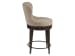 Signature Designs - Willa Swivel Counter Stool - Beige / Dark Brown