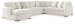 Chessington - 4-Piece Sectional With Laf Corner Chaise - Ivory