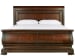 Reprise - Queen Sleigh Bed - Dark Brown