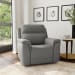 Sawyer - Power Recliner With Power Headrest & Lumbar - Gray