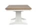 Kingston - Extendable Trestle Dining Table - Whisper White And Cerused Nutmeg