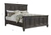 Calistoga - King Panel Bed - Weathered Charcoal