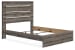 Graystorm - Queen Panel Bed - Brown Gray