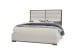 Crafted Oak - Erin's Queen (Headboard, Footboard, Rails) Upholstered Bed - Oatmeal Boucle