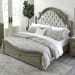 Magnolia Manor - King Upholstered Bed - Light Brown