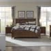 Bay Creek - Complete California King Panel Bed With Regular Rails - Toasted Nutmeg
