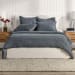 Colmar - King Quilt - Marina Blue