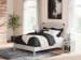 Shawburn - Whitewash - Queen Platform Bed With Crossbuck Panel Headboard