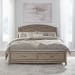 Avalon - King Panel Storage Bed - Burnished Beige