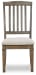 Markenburg - Beige / Brown - Dining Slat-Back Side Chair (Set of 2)