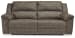 Laresview - Fossil - 3 Pc. - Reclining Sofa, Reclining Loveseat With Console, Recliner