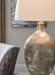 Jemarie - Gray/gold Finish - Glass Table Lamp (1/cn)