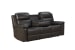Leon - Power Sofa Recliner With Power Headrest, Power Lumbar, Heat And Massage (Dropdown Table With Smart Tabletop Control? - Smokey Gray