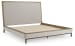 Tomtyn - Light Brown - California King Upholstered Bed