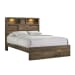 Bailey - Queen Panel 3 Piece Bedroom Set With Bluetooth - Walnut