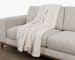 Taiga - 50" x 70" Faux Fur Throw - Ivory