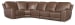 MS - Torres 5 Piece Sectional With Power Recline & Power Headrest - Dark Brown
