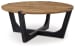 Hanneforth - Round Cocktail Table - Brown