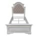 Magnolia Manor - Twin Upholstered Bed - White