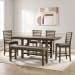 Brook Bay - 6 Piece Gathering Table Set - Sandstone