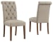 Harvina - Beige - Dining Uph Side Chair (Set of 2)