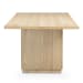 Round Off - Large Dining Table - Light Brown