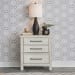 Modern Farmhouse - 3 Drawer Nightstand - White