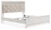 Altyra - King Panel Bed - White