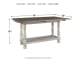 Havalance - Gray/white - Flip Top Sofa Table