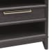 Quincy - Stone-Top Bachelor's Chest With Storage Drawer - Black