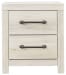 Cambeck - Whitewash - Two Drawer Night Stand