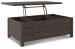 Camiburg - Warm Brown - Lift Top Cocktail Table