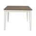Al Fresco - Rectangular Leg Table - Graphite / Whitestone