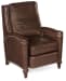 Rylea - Manual Push Back Recliner - Dark Brown