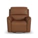 Henry - Power Swivel Gliding Recliner With Power Headrest, Lumbar, Heat & Massage - Caramel