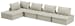 Bales - Taupe - 5-Piece Modular Seating