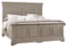 Heritage - King Mansion Bed With Decorative Rails - Graystone