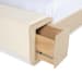 Westwood - King Upholstered Storage Bed - Beige