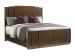 Tower Place - Fairmont Panel Bed 6/6 King - Dark Brown