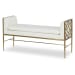 Fretwork - Bench - Brass / White