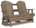 Hyland Wave - Driftwood - Glider Loveseat