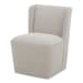 Cormac - Rolling Dining Chair Performance Fabric - Helio Oyster