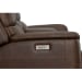 Henry - Power Reclining Loveseat With Console & Power Headrests & Lumbar - Burnt Umber