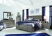 Paxton Place - Complete Queen Panel Bed With Regular Rails - Dove Tail Grey