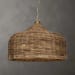 Tauranga - Seagrass 5 Light Pendant - Light Brown
