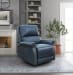 Garrett - Power Recliner With Power Recline, Power Headrest, Power Lumbar - Blue